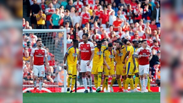 Premier League: Sloppy Arsenal's top-four ambitions suffer setback as Gunners slump to shock defeat against Crystal Palace