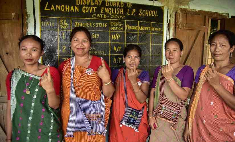 Assam records over 75% polling till 7 pm in five seats; Nowgang sees highest turnout at 79.13% in phase 2 of Lok Sabha polls