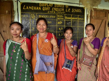 Assam records over 75% polling till 7 pm in five seats; Nowgang sees highest turnout at 79.13% in phase 2 of Lok Sabha polls Assam records over 75% polling till 7 pm in five seats; Nowgang sees highest turnout at 79.13% in phase 2 of Lok Sabha polls
