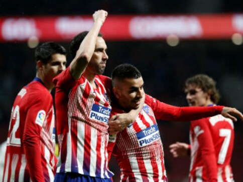 LaLiga: Atletico Madrid edge past Valencia in five-goal thriller to delay leaders Barcelona's title celebrations LaLiga: Atletico Madrid edge past Valencia in five-goal thriller to delay leaders Barcelona's title celebrations