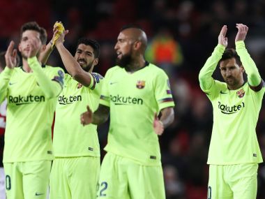Champions League: Barcelona cruise to victory in second gear as Manchester United fail to reproduce PSG heroics Champions League: Barcelona cruise to victory in second gear as Manchester United fail to reproduce PSG heroics
