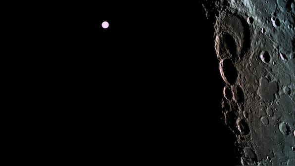 Israel's Beresheet mission captures stunning glimpse of the Moon's far side and Earth