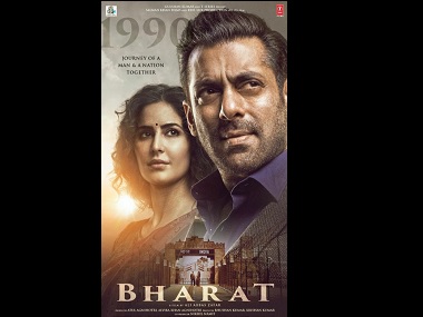 Bharat fifth poster, featuring Salman Khan and Katrina Kaif, goes five years forward than the fourth one Bharat fifth poster, featuring Salman Khan and Katrina Kaif, goes five years forward than the fourth one