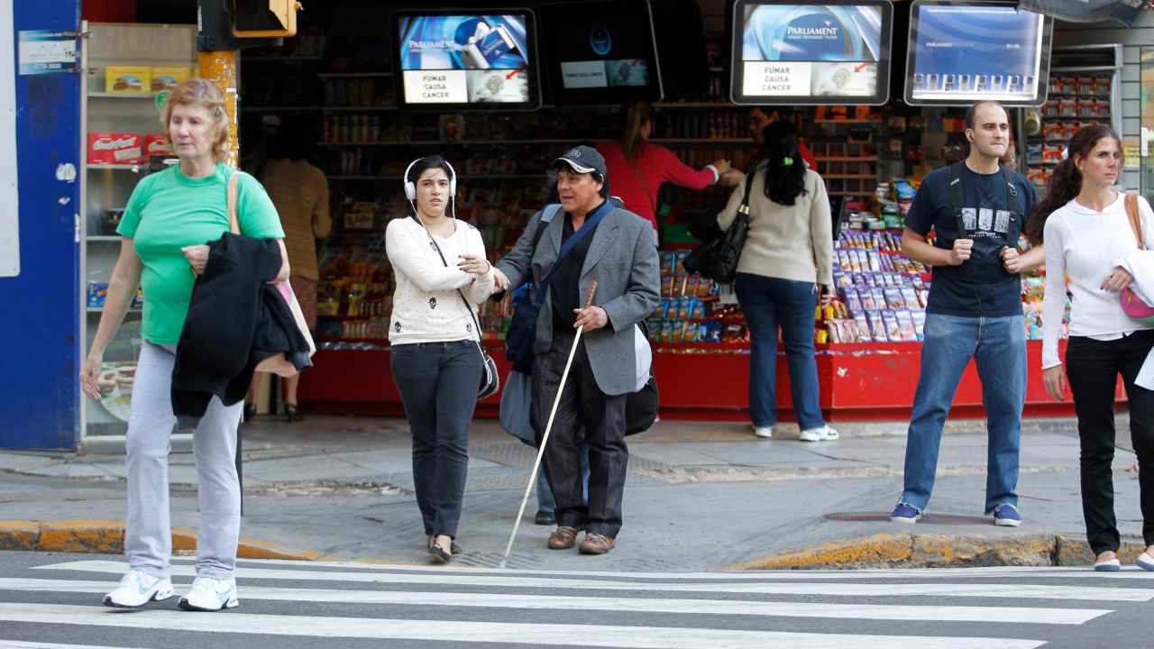 The blind are far more in touch with proprioceptory senses than the average person with good vision. Image: Reuters