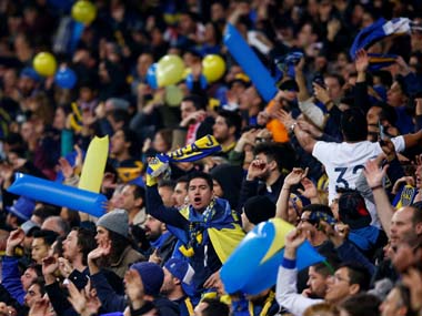 Argentine authorities hand out four-year stadium bans to 128 Boca Juniors supporters for football hooliganism Argentine authorities hand out four-year stadium bans to 128 Boca Juniors supporters for football hooliganism