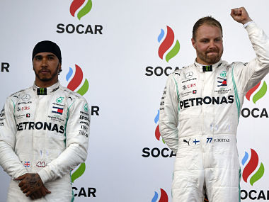 Formula 1 2019: 'Proud' Valtteri Bottas holds off Mercedes teammate Lewis Hamilton to win Azerbaijan Grand Prix Formula 1 2019: 'Proud' Valtteri Bottas holds off Mercedes teammate Lewis Hamilton to win Azerbaijan Grand Prix