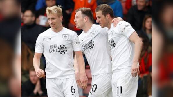 Premier League: Ashley Barnes scores at both ends as Burnley beat Bournemouth; Jamie Vardy brace powers Leicester to win