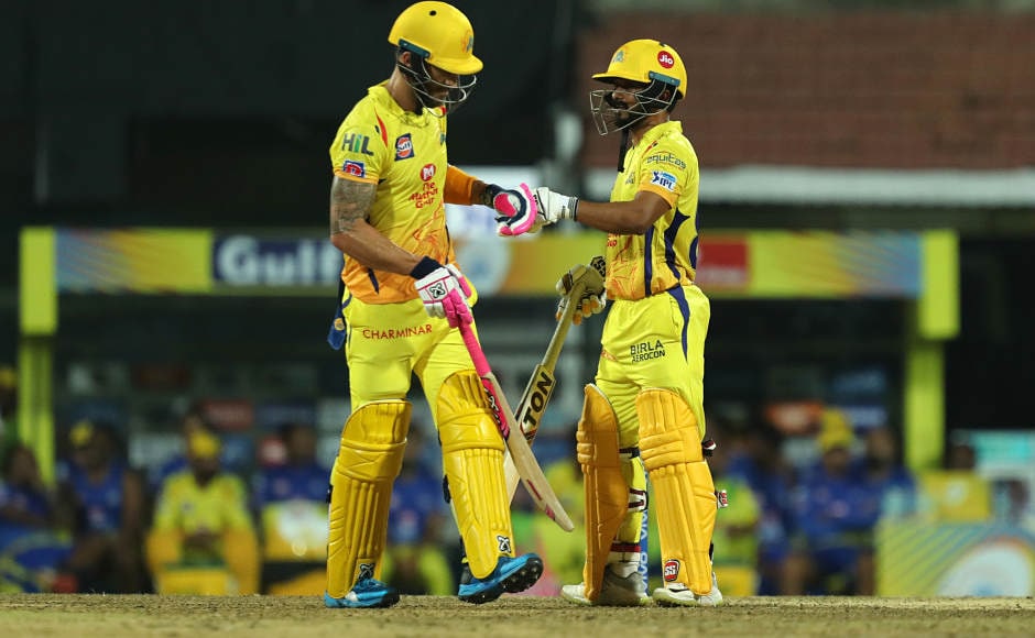 Faf du Plessis and Kedar Jadhav were there for CSK at the crease till the last run was scored and the home team had recorded the fourth successive victory at homeground in IPL 2019. Sportzpics Faf du Plessis and Kedar Jadhav were there for CSK at the crease till the last run was scored and the home team had recorded the fourth successive victory at homeground in IPL 2019. Sportzpics