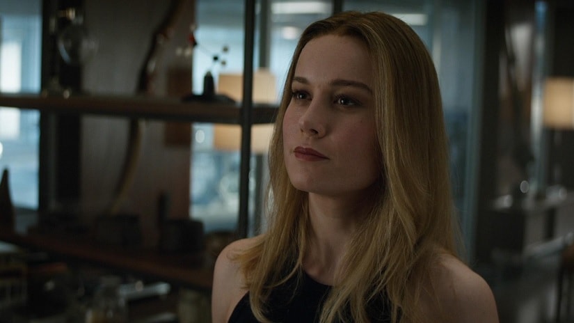 Brie Larson as Captain Marvel in Avengers: Endgame. Marvel Studios