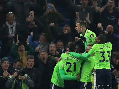 Premier League: Cardiff City keep survival bid alive with crucial win over relegation rivals Brighton and Hove Albion Premier League: Cardiff City keep survival bid alive with crucial win over relegation rivals Brighton and Hove Albion