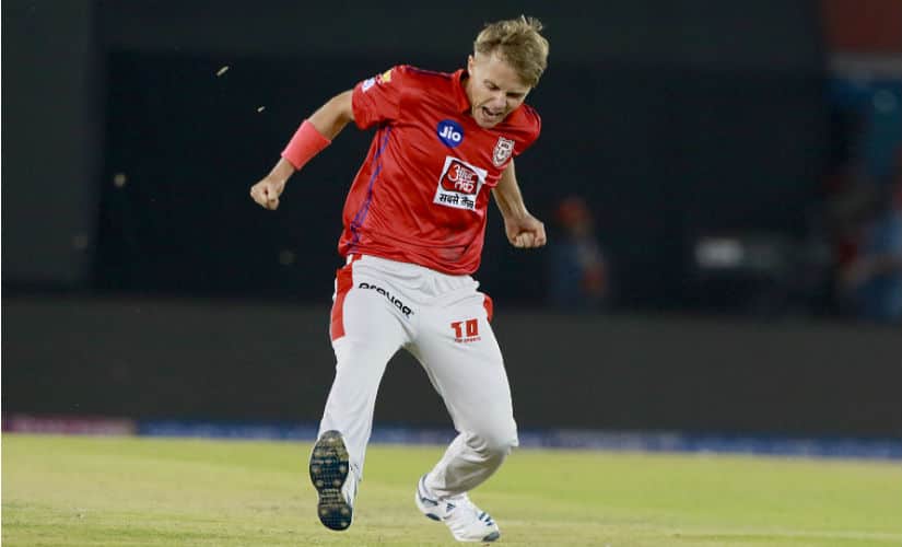 Sam Curran turned out to be KXIP’s unlikely hero as he followed his useful runs with an unheralded hat-trick. Image: Sportzpics
