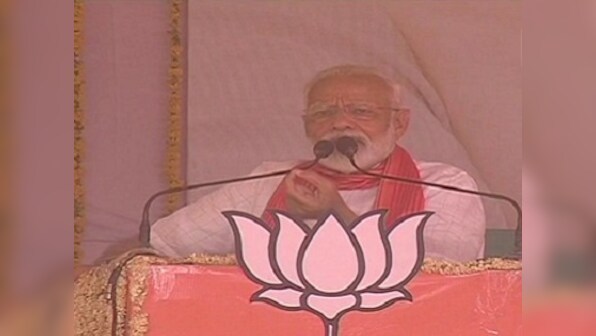 Lok Sabha polls: At UP rally, Narendra Modi calls SP-BSP-RLD alliance ‘opportunistic'; says I don’t believe in caste politics