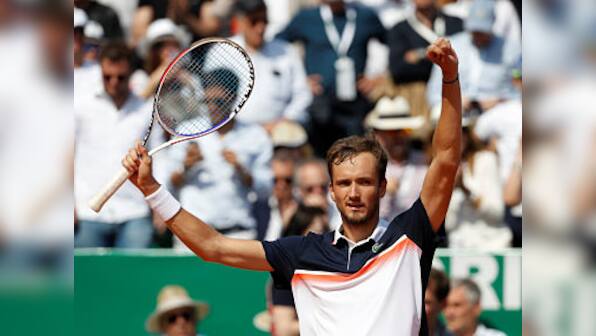 Monte Carlo Masters: Daniil Medvedev stuns Novak Djokovic in three sets to reach semi-finals