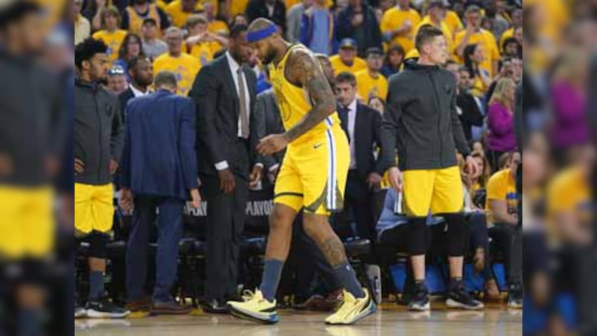 NBA: Golden State Warriors centre DeMarcus Cousins facing extended spell on sidelines after picking up injury against LA Clippers