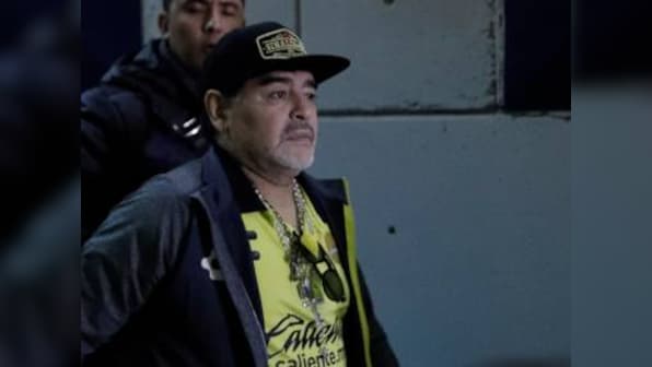 Diego Maradona makes coaching return with Argentine Superliga side Gimnasia y Esgrima