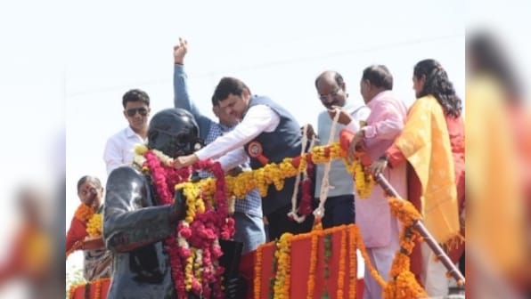 Ambedkar Jayanti: Devendra Fadnavis pays tribute to Dalit leader, alleges Congress did nothing to preserve his memories