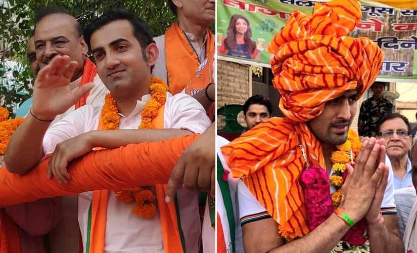 File image of Gautam Gambir and Vijender Singh. Facebook@vijendersinghboxer/Twitter@GautamGambhir