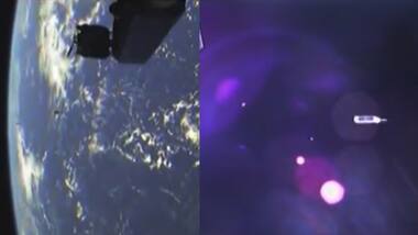 Catch new visuals of ISRO's PSLV-C45 mission launch, onboard camera footage