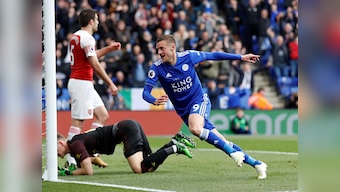 Premier League: Jamie Vardy nets brace as Leicester City deal hammer blow to Arsenal's top-four hopes
