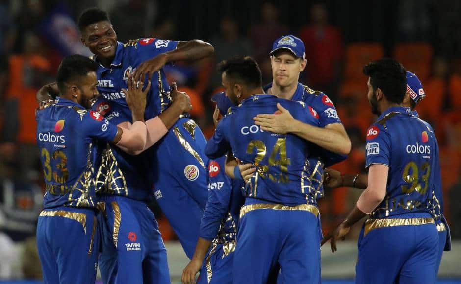 during match 19 of the Vivo Indian Premier League Season 12, 2019 between the Sunrisers Hyderabad and the Mumbai Indians held at the Rajiv Gandhi Intl. Cricket Stadium, Hyderabad on the 6th April 2019 Photo by: Faheem Hussain /SPORTZPICS for BCCI