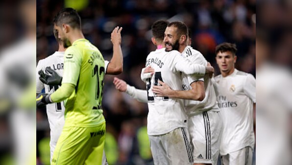 LaLiga: Karim Benzema saves Real Madrid's blushes with late winner against Huesca; Zidane's son Luca handed start