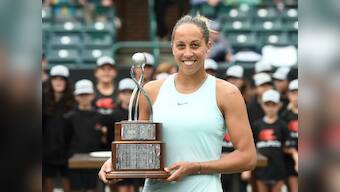 Charlseton Open: Madison Keys claims first clay court title of career with superb straight-sets win over Caroline Wozniacki