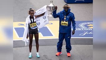 Boston Marathon 2019: Lawrence Cherono sprints to victory in thrilling win; Worknesh Degefa claims women's title