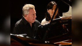Leslie Howard on two-piano concerts, playing in India and being the only person to record the entire works of Liszt