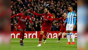 Premier League: Mohamed Salah, Sadio Mane star as Liverpool keep pressure on Manchester City with Huddersfield rout