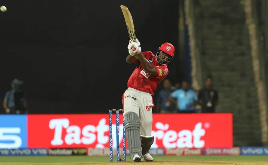 during match 24 of the Vivo Indian Premier League Season 12, 2019 between the Mumbai Indians and the Kings XI Punjab held at the Wankhede Stadium in Mumbai on the 10th April 2019 Photo by: Faheem Hussain /SPORTZPICS for BCCI