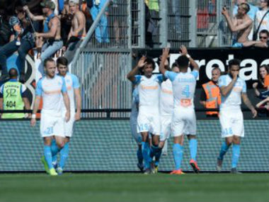 Ligue 1: Marseille keep hopes of qualifying for next season's Champions League alive with victory over Guingamp Ligue 1: Marseille keep hopes of qualifying for next season's Champions League alive with victory over Guingamp