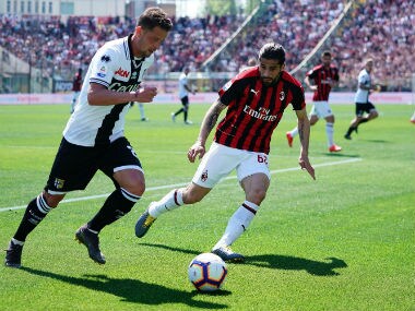 Serie A: Parma earn point against AC Milan with drab draw; 10-man Lazios European hopes take hit after defeat to Chievo