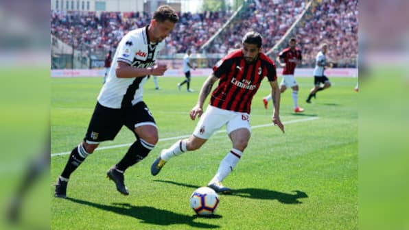 Serie A: Parma earn point against AC Milan with drab draw; 10-man Lazio's European hopes take hit after defeat to Chievo