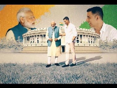 Akshay Kumar interviews Narendra Modi: 'Non-political' interaction between actor, PM set to air 24 April Akshay Kumar interviews Narendra Modi: 'Non-political' interaction between actor, PM set to air 24 April