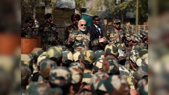 Projecting Narendra Modi as hawkish PM is BJP's 2019 poll plank: Militaristic imagery and rhetoric has replaced talk of vikas