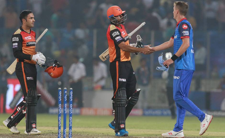 Jonny Bairstow, Mohammad Nabi star as Sunrisers Hyderabad beat Delhi Capitals to take top spot on IPL table Jonny Bairstow, Mohammad Nabi star as Sunrisers Hyderabad beat Delhi Capitals to take top spot on IPL table