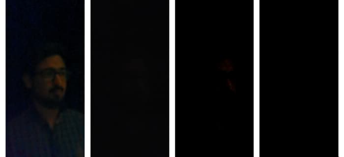 L to R: P30 Pro, Galaxy S10+, Pixel 3, iPhone XR. The P30 Pro managed the impossible. If you have a really well calibrated monitor you will be able to spot Kshitij's ghost on the S10+ sample.