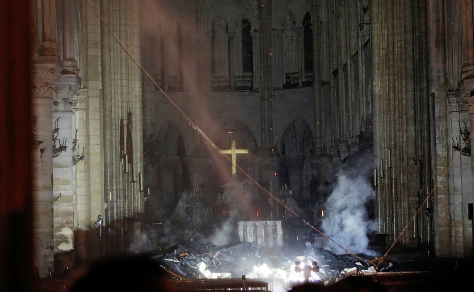 The cathedral, which dates back to the 12th century, features in Victor Hugo’s classic novel “The Hunchback of Notre-Dame.” It is a UNESCO World Heritage site that attracts millions of tourists every year. Visuals from inside the cathedral reflecting the damage caused by the fire. Reuters The cathedral, which dates back to the 12th century, features in Victor Hugo’s classic novel “The Hunchback of Notre-Dame.” It is a UNESCO World Heritage site that attracts millions of tourists every year. Visuals from inside the cathedral reflecting the damage caused by the fire. Reuters