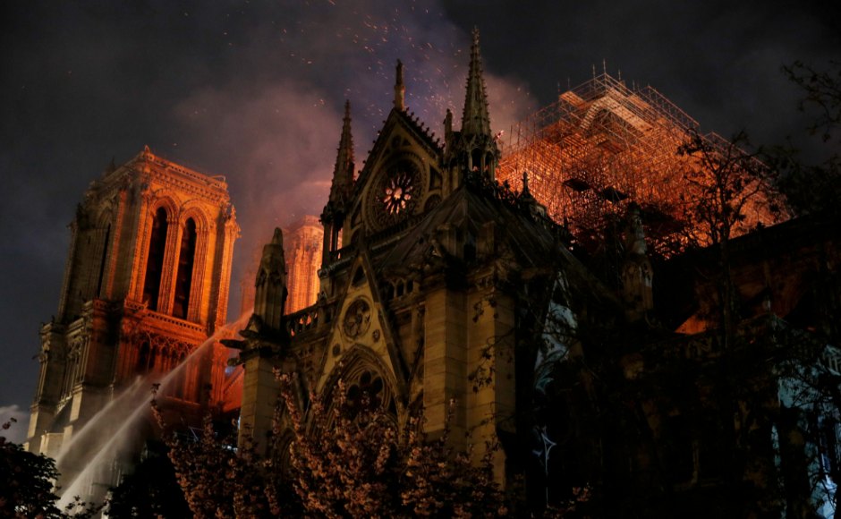 Notre-Dame fire: World expresses grief over loss of heritage as Paris's famous cathedral structure goes up in flames Notre-Dame fire: World expresses grief over loss of heritage as Paris's famous cathedral structure goes up in flames