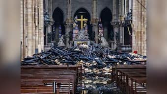 'Like a bombing': Daylight reveals extent of Notre-Dame damage as blaze leaves behind piles of rubble, charred debris
