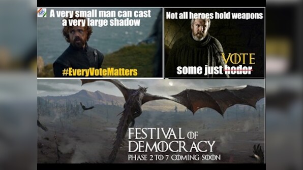 Congress, EC and PIB make Game of Thrones references to encourage voting in Lok Sabha polls