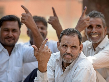 Lok Sabha election 2019: 66 percent turnout recorded; violence, EVM glitches in West Bengal, Manipur Lok Sabha election 2019: 66 percent turnout recorded; violence, EVM glitches in West Bengal, Manipur