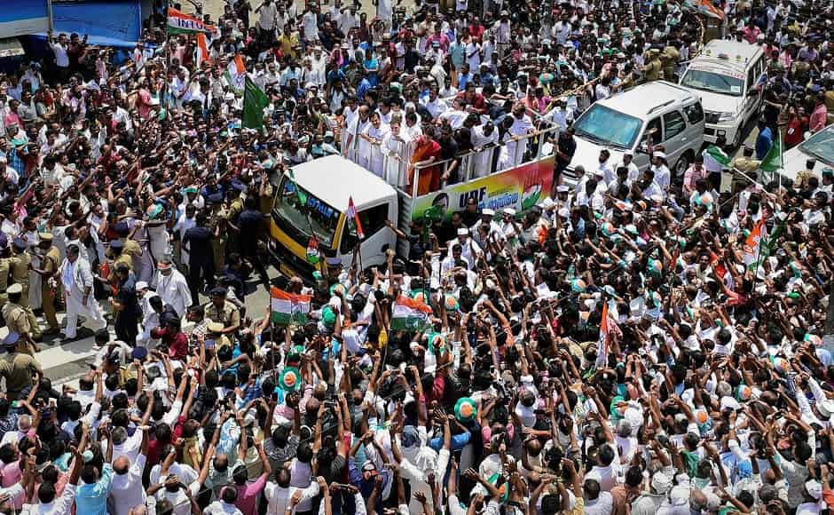 Rahul said he was fighting the polls from down south to send a message that India was one. “South, north, east, west, centre... all are one... There is an assault taking place across the country by the RSS and BJP. I just want to send a message and I will stand from south India and north India. My aim was to give a message,” he said. PTI Rahul said he was fighting the polls from down south to send a message that India was one. “South, north, east, west, centre... all are one... There is an assault taking place across the country by the RSS and BJP. I just want to send a message and I will stand from south India and north India. My aim was to give a message,” he said. PTI