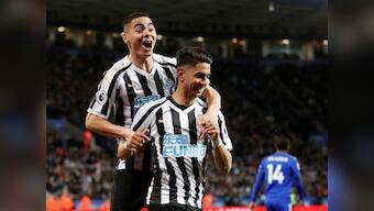 Premier League: Ayoze Perez's first-half header sinks Leicester City as Newcastle United inch closer to safety