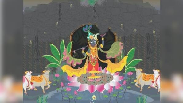 Dipped in devotion, pichwai paintings bring alive Krishna’s youth