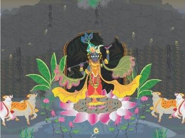 Dipped in devotion, pichwai paintings bring alive Krishna’s youth