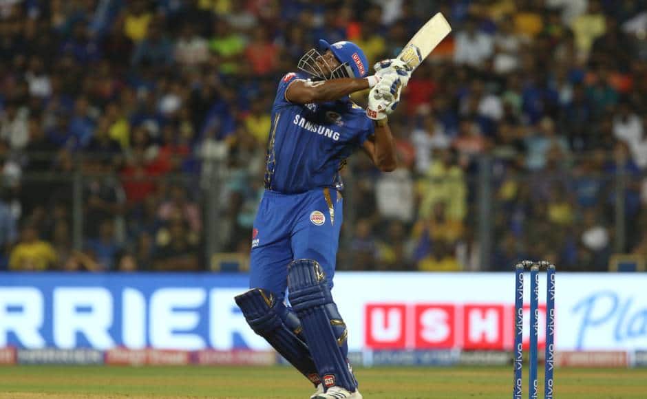 during match 15 of the Vivo Indian Premier League Season 12, 2019 between the Mumbai Indians and the Chennai Super Kings held at the Wankhede Stadium in Mumbai on the 3rd April 2019 Photo by: Faheem Hussain /SPORTZPICS for BCCI