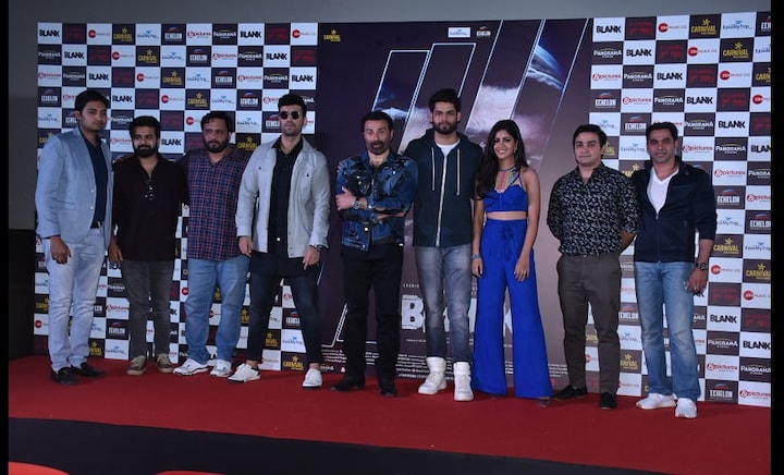 Blank: Sunny Deol, Karan Kapadia, Ishita Dutta Sheth attend trailer launch of upcoming thriller