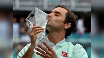 Miami Open: Roger Federer sweeps aside struggling John Isner in final to clinch 101st title of storied career