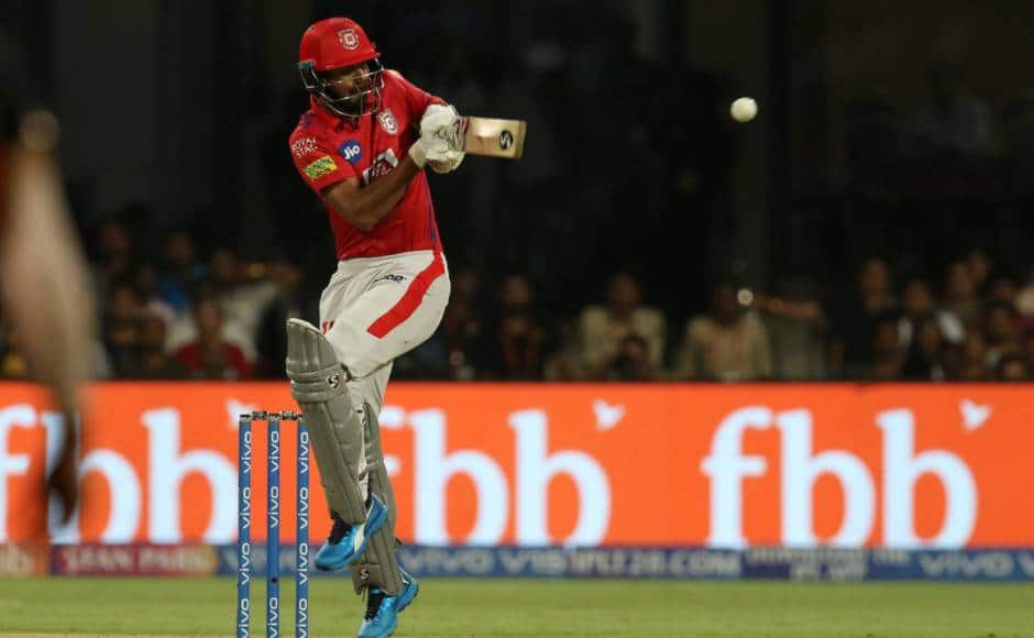 KL Rahul of Kings XI Punjab plays a shot during match 42 of the Vivo Indian Premier League Season 12, 2019 between the Royal Challengers Bangalore and the Kings XI Punjab held at the M Chinnaswamy Stadium in Bengaluru on the 24th April 2019 Photo by: Faheem Hussain /SPORTZPICS for BCCI